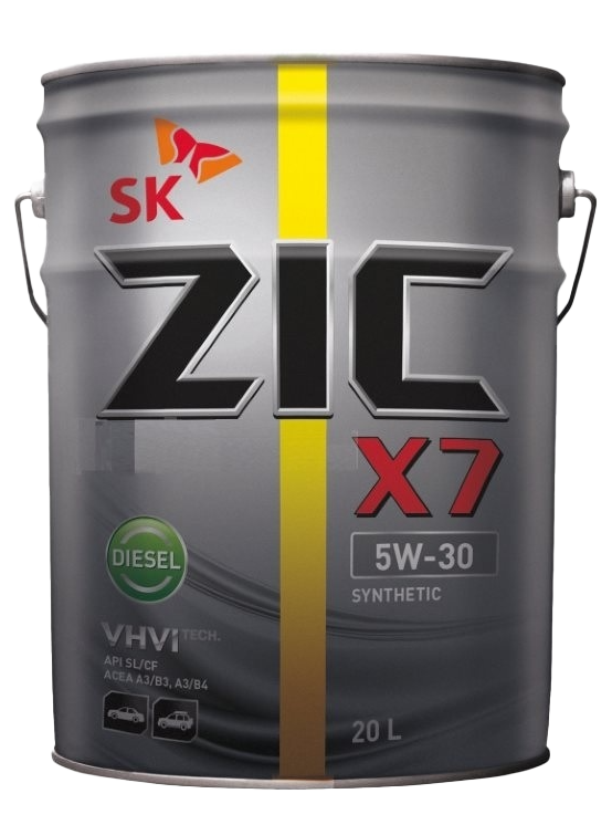 Моторное масло ZIC X7 Diesel 5W-30, 20л